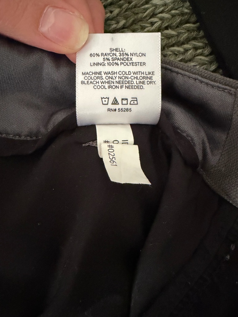 Express Women's Gray Straight-Leg Dress Pants - Picture 7 of 7